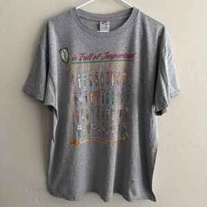 Vintage Beer ‘Life’s Full of Important Decisions’ T Shirt - Gray XL